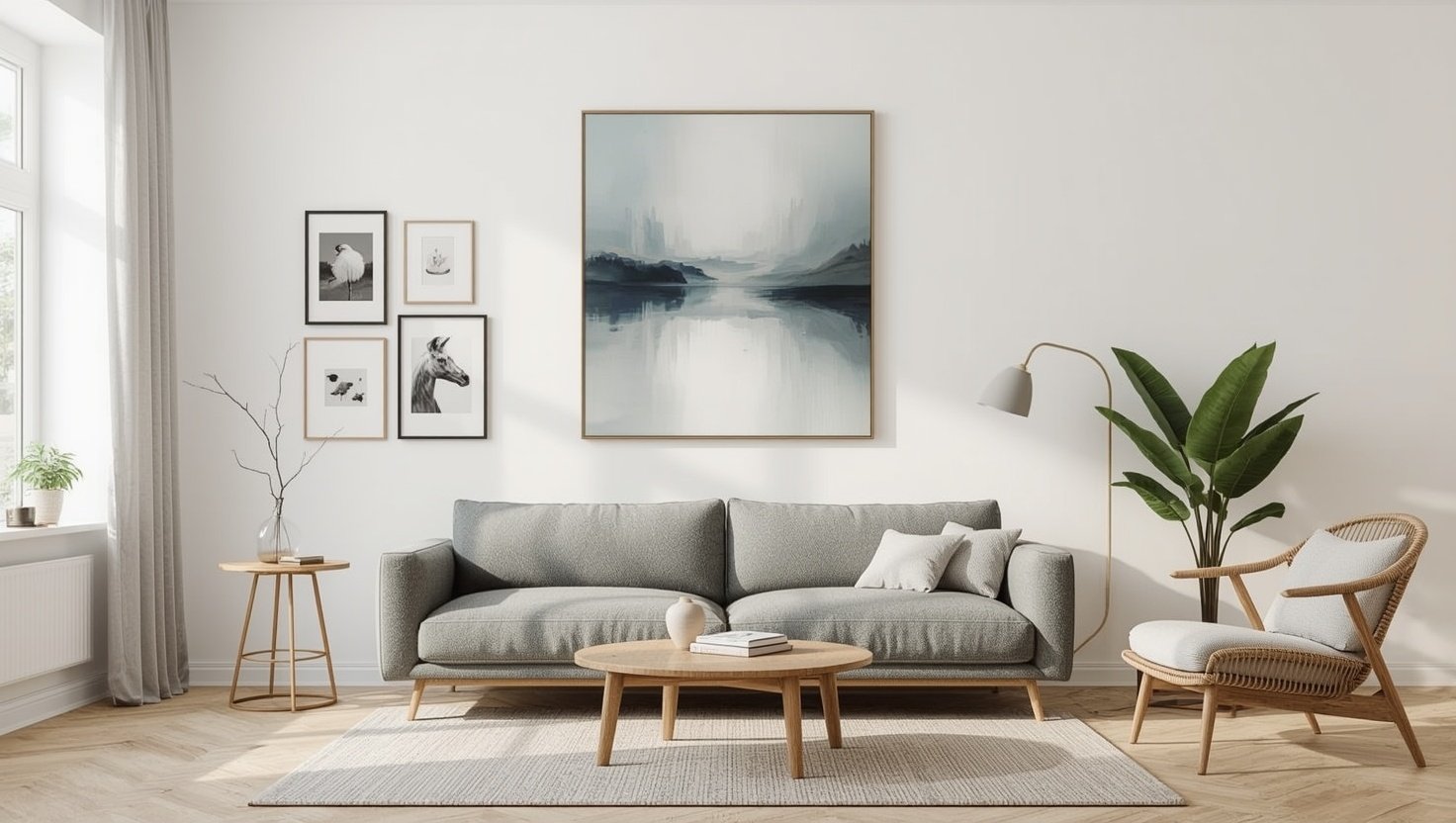 Bilder für Wohnzimmer: Die besten Ideen, Formate und Hängetipps 2026